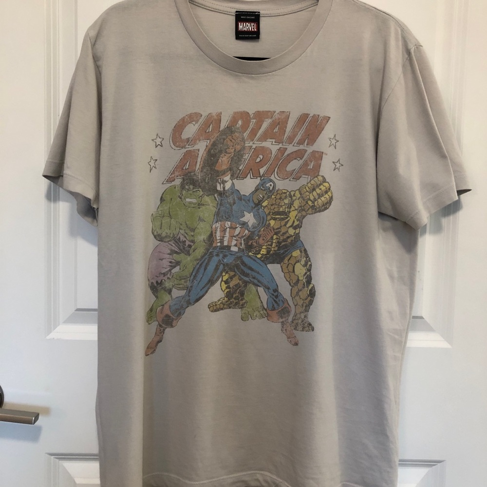 Marvel Xl Grey Tshirt